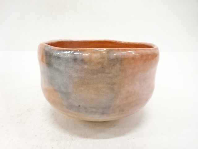  醍醐窯　島荷平造　赤楽　茶碗